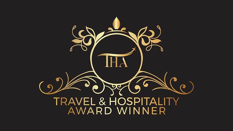 Logotipo de logro del premio Travel & Hospitality Award 2019