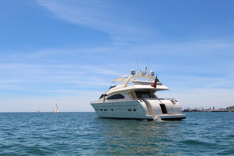 Motorboat in Cascais Bay