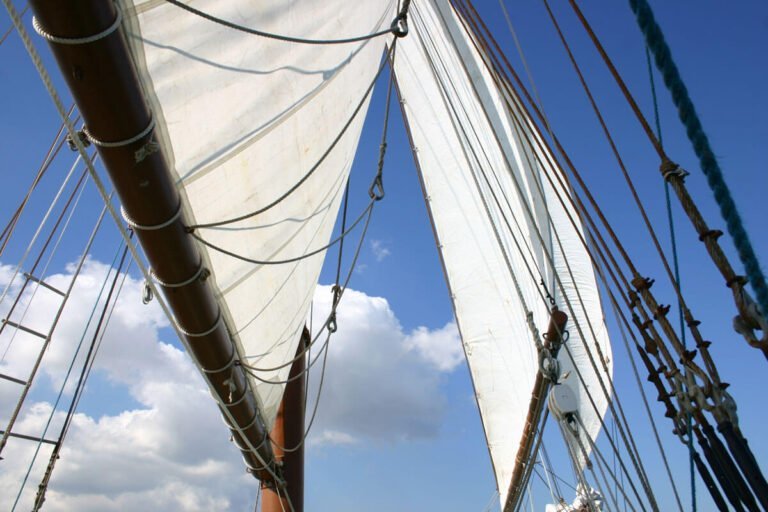 Hoisted sails