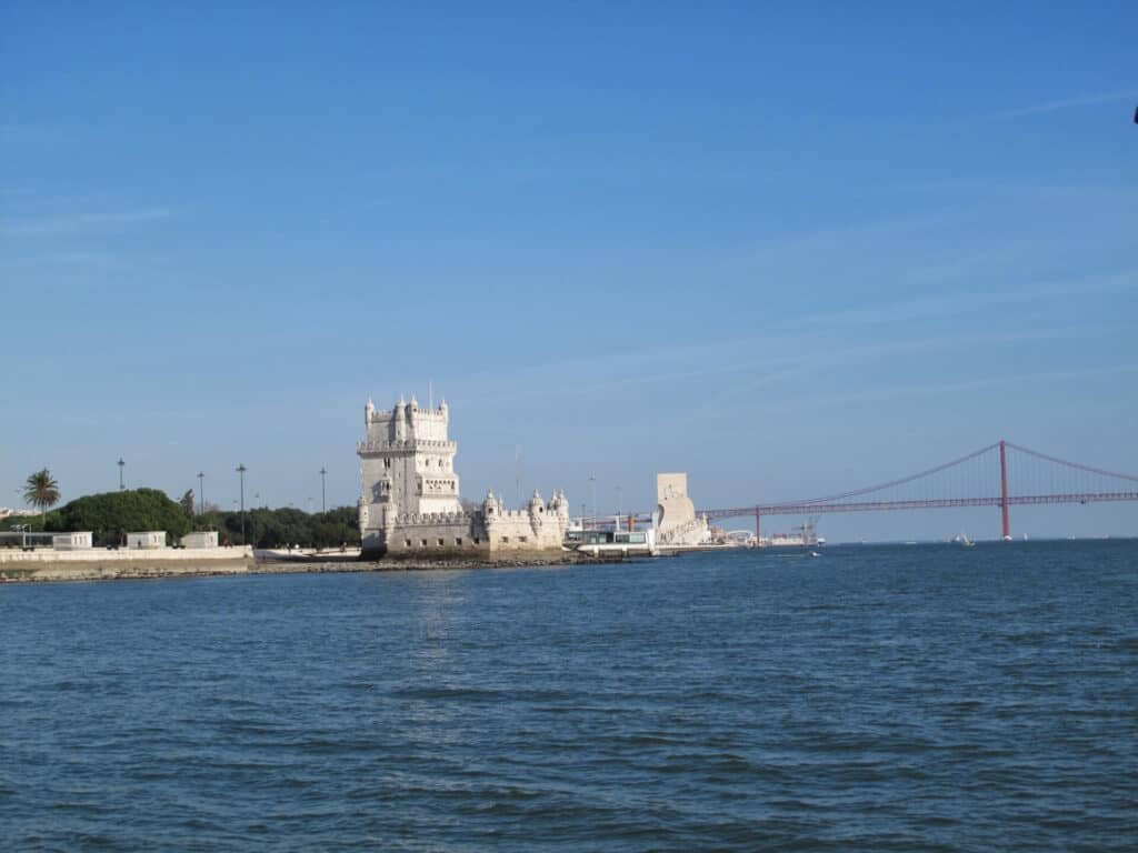 Belém Tower, Discoveries Monument and Tagus Bridge