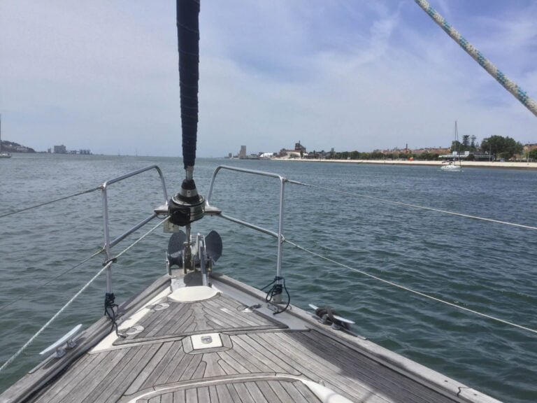 Bow of the magnificent sailboat