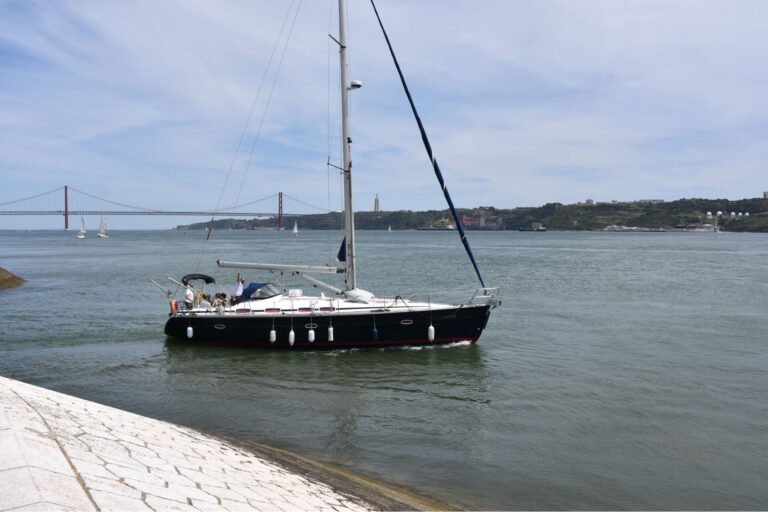 Start of an excellent trip aboard this magnificent sailboat