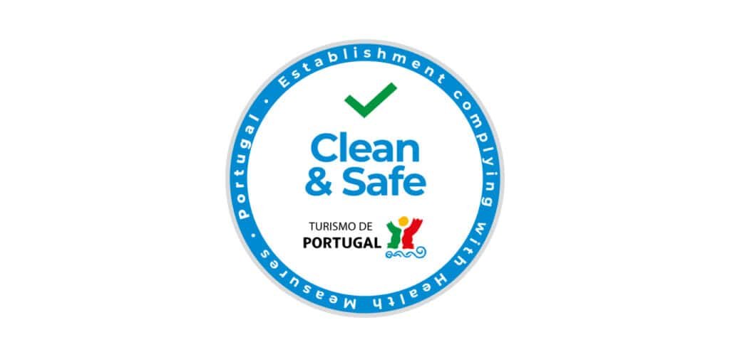 Clean & Safe Logo of Portugal Tourism