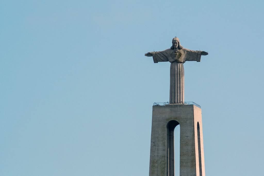 Statue of King Christ in Almada