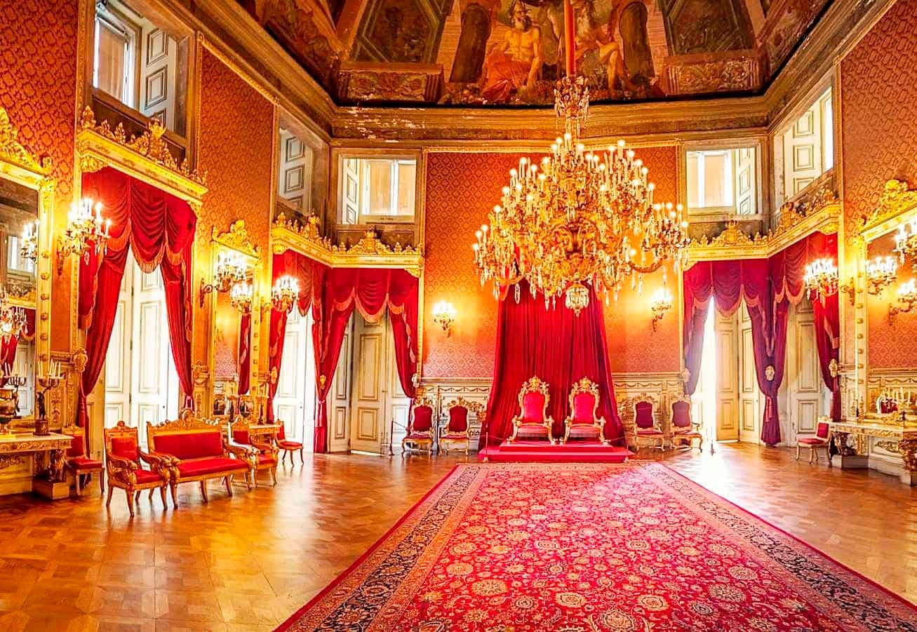 The imposing Throne Room
