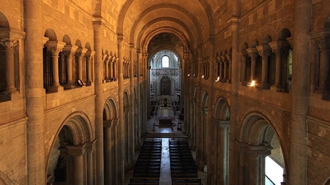 Inside the cathedral