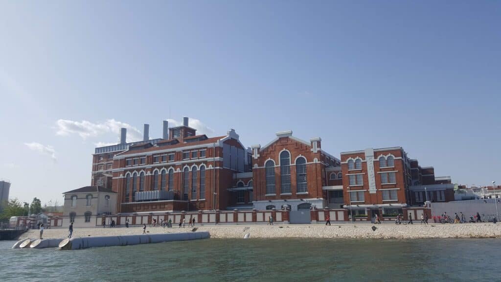 Central Tejo seen from the river during the day