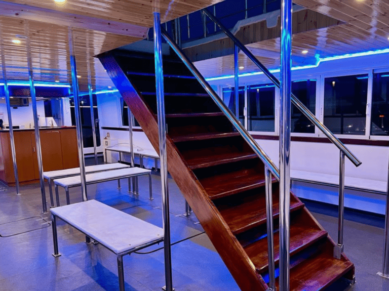 Escaliers à l'intérieur du Beirinha