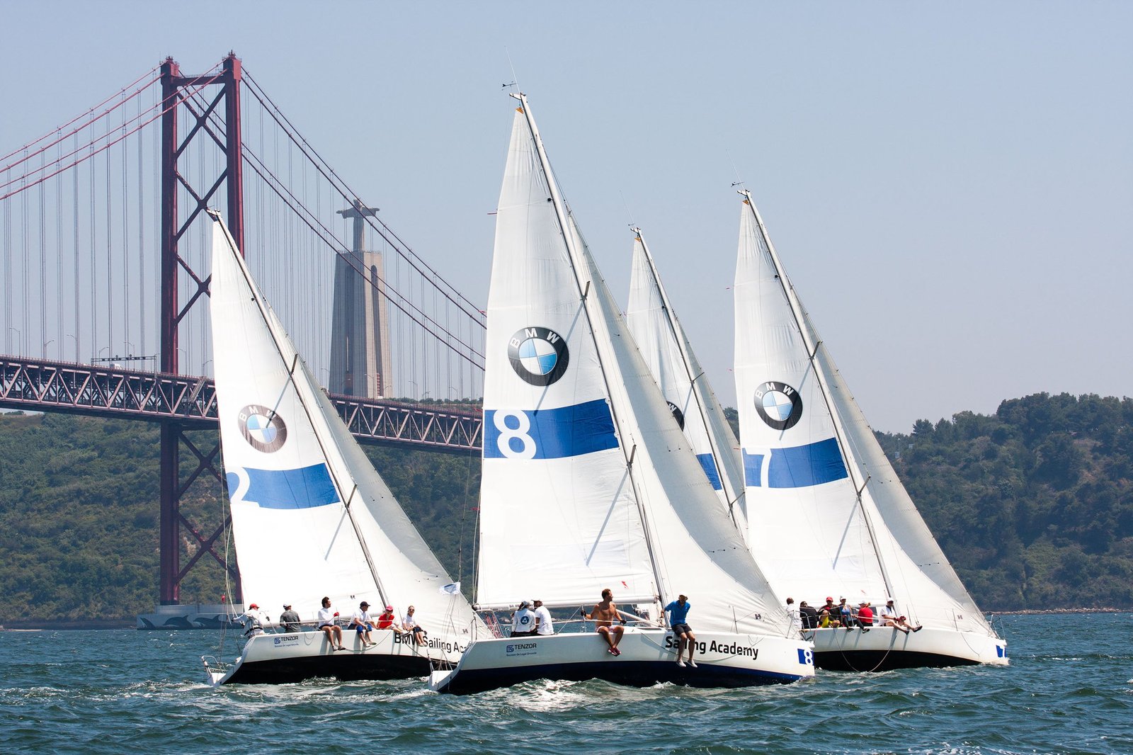 Regata en el río Tajo