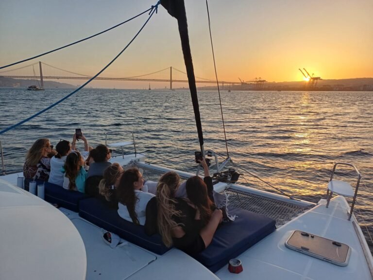 Boat tour among friends