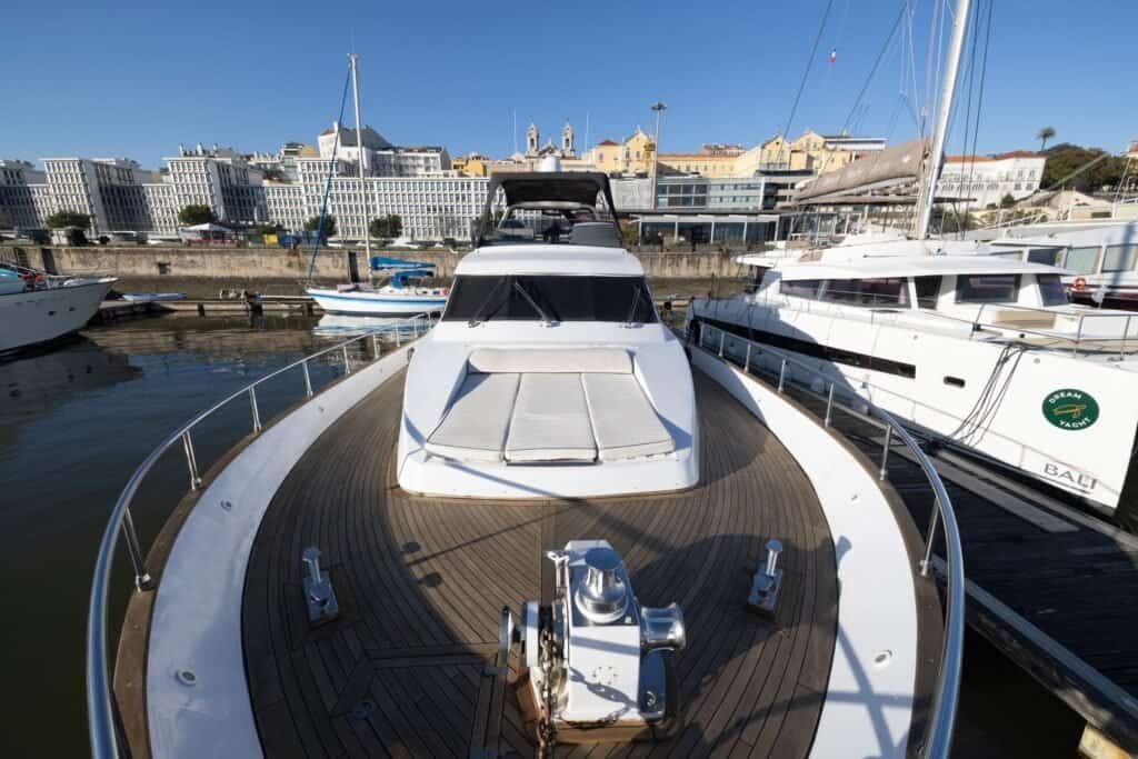 Yacht in the Marina