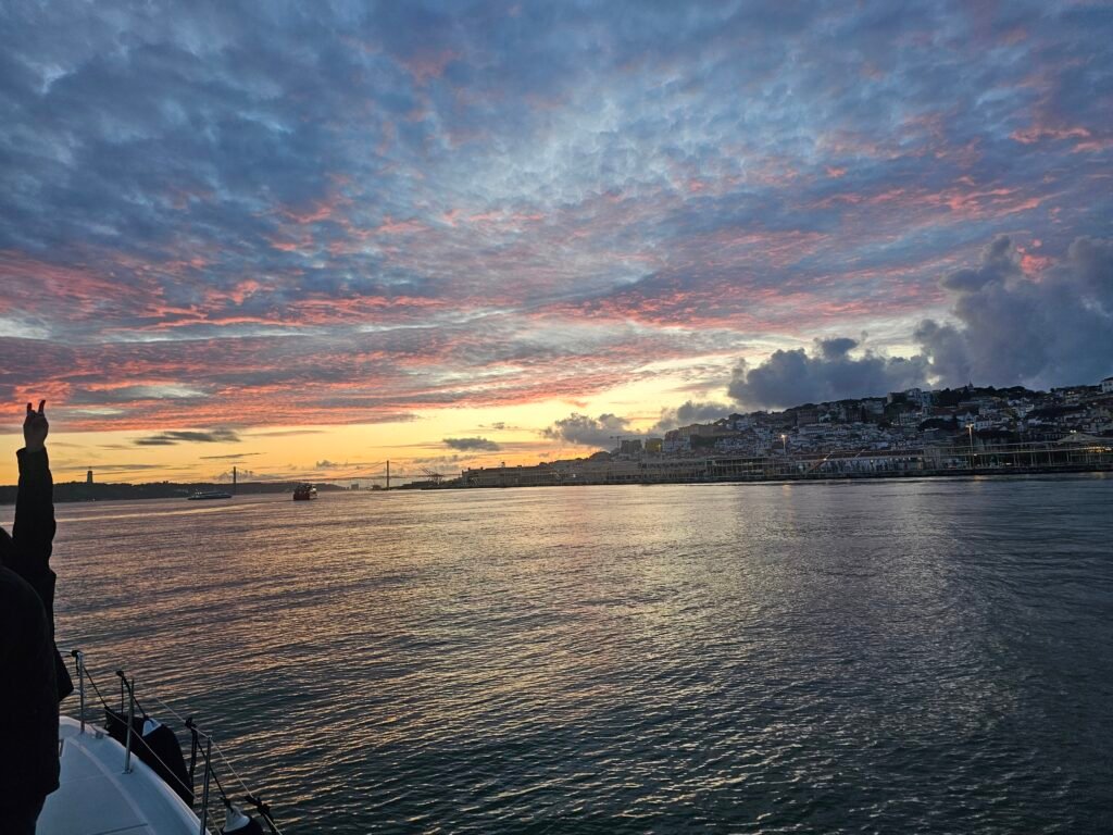 Um pôr do sol maravilhoso