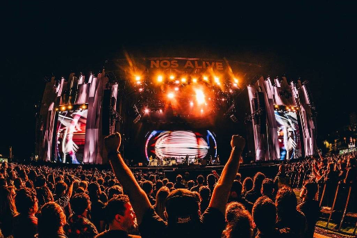 Crowd enjoying the music festival - NOS ALIVE 2026